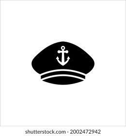 Marine Hut Symbol, Vektorgrafik, gefülltes Flachzeichen, solides Piktogramm einzeln auf weißem Hintergrund. Symbol, Logo-Abbildung. eps10