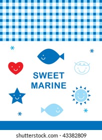 marine holiday card