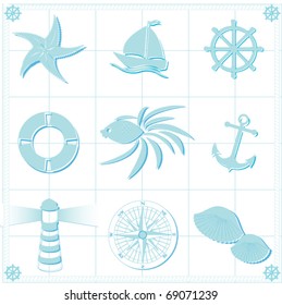 Marine icon ser