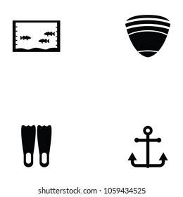 marine icon set