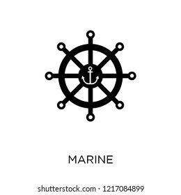 marine icon. marine symbol design from Nautical collection. Simple element vector illustration on white background.