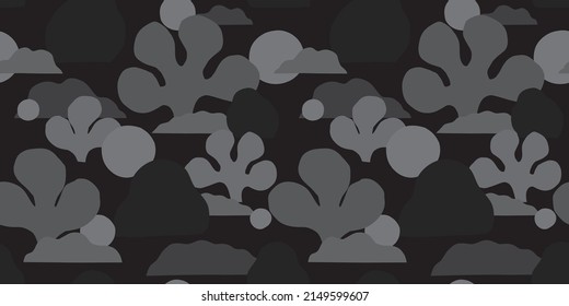 Marine illustration background. Seamless pattern.Vector. 
