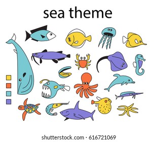 Marine inhabitants