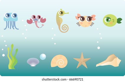 Marine life
