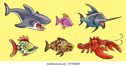 marine life character