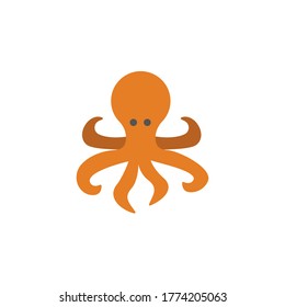 marine life elements, vector infographic icons octopus