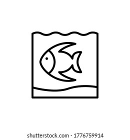 marine life elements, vector infographic icons