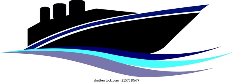Marine logo vector art and graphics for ship management company, marine insurance company, spare parts company. 