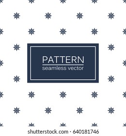 Marine minimalistic pattern - simple seamless vector design.