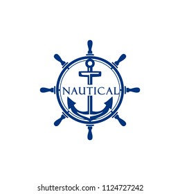 Marine  nautical logo template
