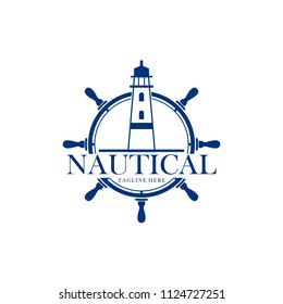 Marine  nautical logo template