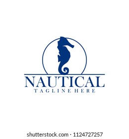 Marine  nautical logo template