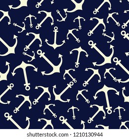 marine and nautical ornament seamless pattern. vector illustration