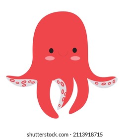 marine octopus vector illustration image