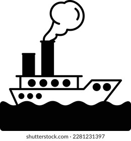 concepto de contaminación marina, diseño de íconos de vectores de aguas de sentina oleosa y biorresiduos, símbolo de contaminación ambiental, signo de contaminación química biológica, ilustración de poblaciones de contaminantes