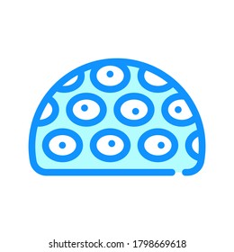 vector de icono de color de arrecife marino. señal de arrecife marino. ilustración de símbolo aislado