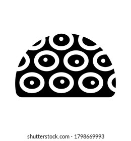 marine reef glyph icon vector. marine reef sign. isolated contour symbol black illustration