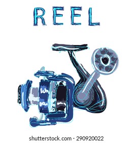 Marine reel sketch paints