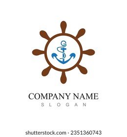logotipo de los emblemas del retro marino con ancla y cuerda, logotipo del ancla - vector
Emblema mínimo del logotipo de arte de la línea de buques de referencia, diseño de ilustración de vectores a través del océano