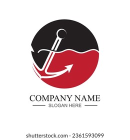 logotipo de los emblemas del retro marino con ancla y cuerda, logotipo del ancla - vector
Emblema mínimo del logotipo de arte de la línea de buques de referencia, diseño de ilustración de vectores a través del océano
