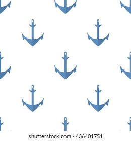 Marine seamless pattern. Background for baby card, summer poster. 