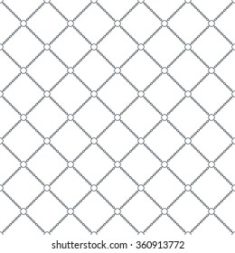 marine seamless pattern background with chain. diagonal chain connected rings. vector illustration