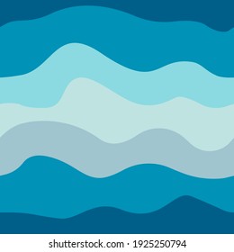 marine seamless pattern. seamless wavy texture. stock vector illustration.