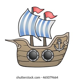 marine ship illustration
