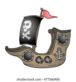 marine ship illustration