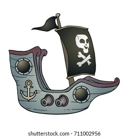 marine ship illustration