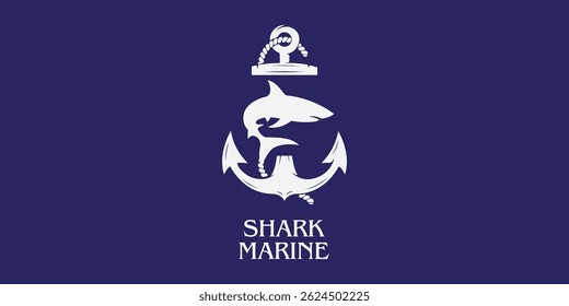 Marine shipping logo design for logistic company or naval	