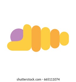 marine snail isolated icon