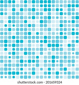 Marine square tile background, vector illustration