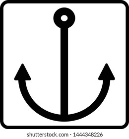 Marine vector used for the symbol of the cruise