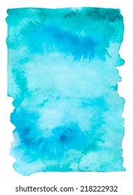 Marine watercolor vector background. 