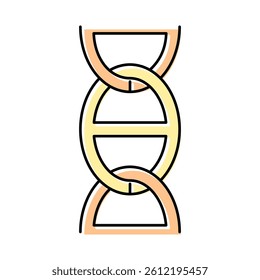 mariner anchor chain color icon vector. mariner anchor chain sign. isolated symbol illustration