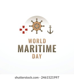 Maritime Day Illustration Design Vector