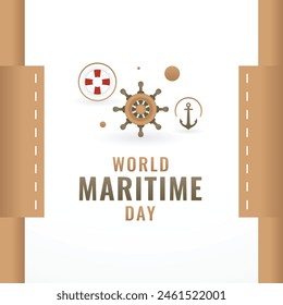 Maritime Day Illustration Design Vector