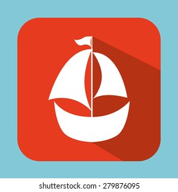 maritime icon design, vector illustration eps10 graphic 