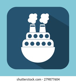 maritime icon design, vector illustration eps10 graphic 