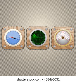 maritime icons for applications
