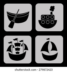 maritime icons design, vector illustration eps10 graphic 