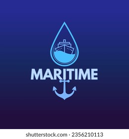 Maritime logotype Design. Maritime icons