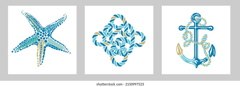 Maritime pattern Royalty Free Stock SVG Vector