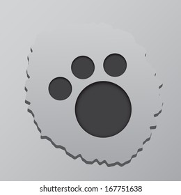 mark of the beast gray background 