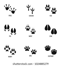 Mark of the beast icons set. Simple set of 9 mark of the beast vector icons for web isolated on white background