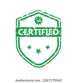 Marca de garantía certificada de calidad del producto, garantía de estampado de caucho. Sello de garantía y garantía de calidad, control de calidad e ilustración vectorial de garantía certificada