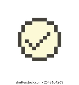 Marcar signo de verificación Pixel Art