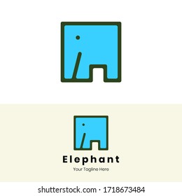 A mark of Elephant. It can be suitable for company related to conservation, wildlife, animal, zoo, and everything about elephant.