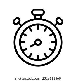 Mark every moment with this bold and clear stopwatch icon
